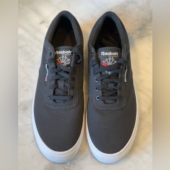 REEBOK CLUB C COAST TENNIS BLACK WHITE G58769 MEN SHOES - Picture 2 of 7